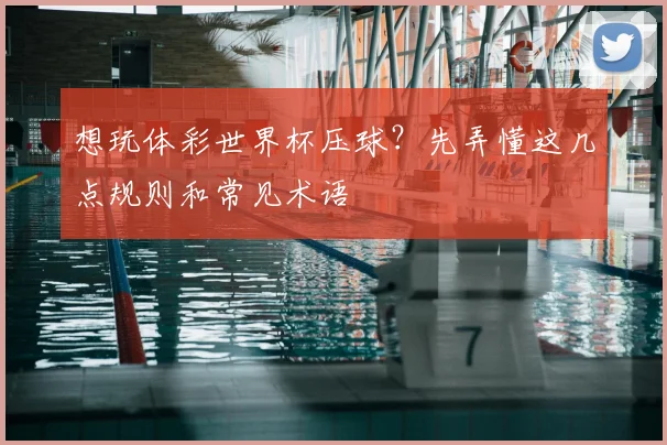 想玩体彩世界杯压球？先弄懂这几点规则和常见术语
